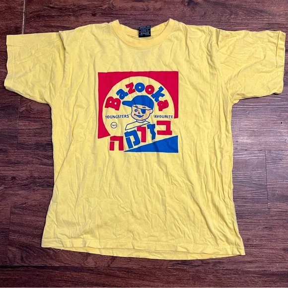 Bazooka Joe Yellow Graphic T-Shirt - Picture 6 of 6